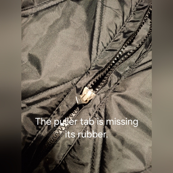 Woman's Black Puffer Vest - Picture 10 of 10